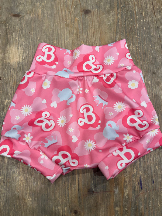 Barbie Inspired cuffed shorts